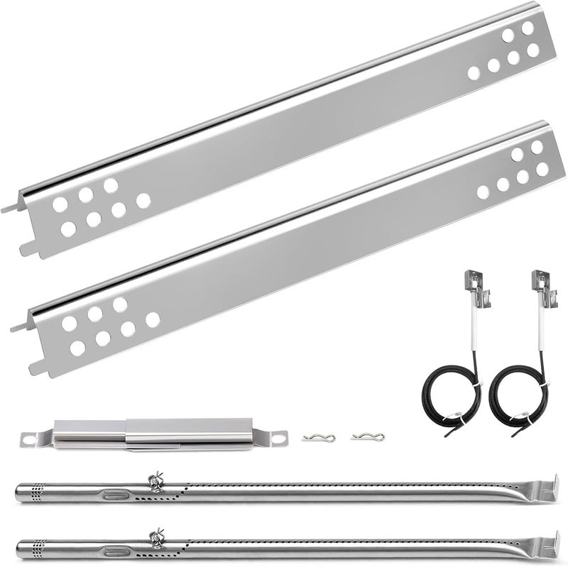 Barbqtime Grill Replacement Parts for Charbroil Performance 2 Burner Grill 463673519 463625217 463625219 463673517 463673017 463673617 463673019, 17.75" Burner Replacement Parts for Char-Broil Grill - Image 1